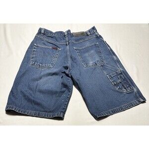 FUBU Blue Jean Shorts Carpenter Y2k Hip Hop Skater Retro Men’s Size 36 *READ